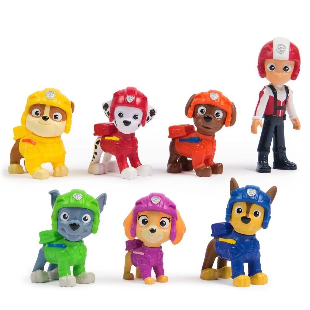 PAW Patrol Air Rescue Team Pack 7 Figures Chase Ryder Marshall Rocky Rubble Zuma - Picture 2 of 4